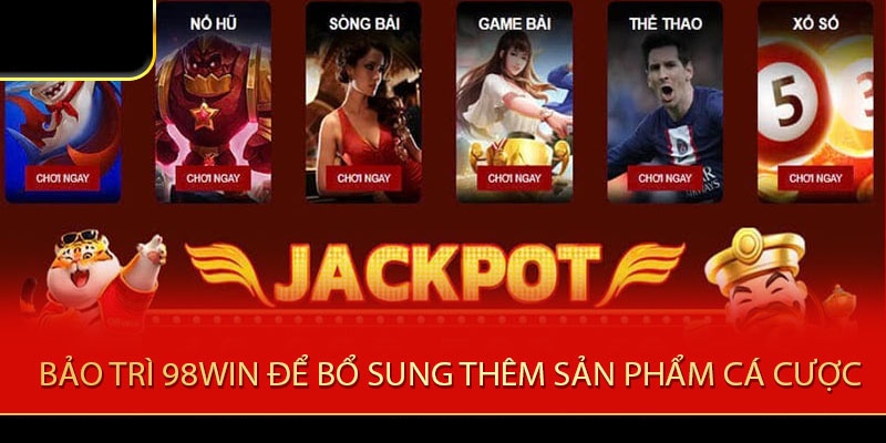 Hệ thống nhà cái 98Win tiến hành bảo trì